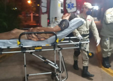 Diego foi levado para o Hospital da Vida; Foto: Sidnei Bronka/Ligado Na Notícia