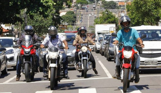 Para ter acesso a este benefício, o proprietário da motocicleta precisa pagar o licenciamento e IPVA deste ano; Foto: Edemir Rodrigues/Portal MS