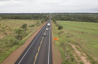 Restauração da MS-382 entre Guia Lopes da Laguna e Bonito integra o pacote de 11 obras rodoviárias; Foto: Edemir Rodrigues/Portal MS