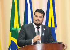 Daniel Junior, vereador do Patriota, durante sessão ordinária da Câmara de Dourados; Foto: Valdenir Rodrigues/CMD