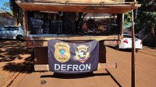 Veículo foi levado até a sede da Defron, em Dourados; Foto: Adilson Domingos