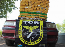 Apreensão provocou prejuízo de R$ 176 mil ao crime organizado; Foto: Divulgação/PMR