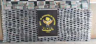 Droga totalizou 504,2 quilos; Foto: Divulgação/DOF