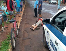 Homem foi detido pela população. (Foto: Divulgação)