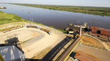 Mesmo com o maior volume de chuvas e melhora nas condições de navegabilidade, a hidrovia ainda está abaixo do normal; Foto: Edemir Rodrigues/Portal MS