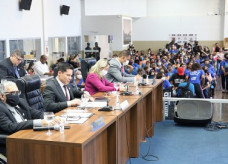 Câmara de Dourados teve grande público presente para a sétima sessão deste ano de 2022; Foto: Valdenir Rodrigues/CMD