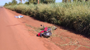 Motociclista de 51 anos é encontrada morta entre Indápolis e Lagoa Bonita