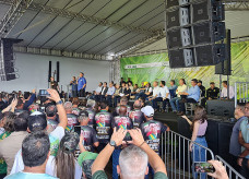 Evento aconteceu no fim da manhã de hoje (29); Foto: Marcelino Nunes