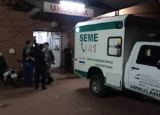 Major Marciano Flecha Portilho, da Polícia Nacional, foi levado ao Hospital Regional de Pedro Juan Caballero; Foto: Divulgação