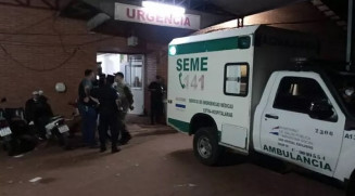 Major Marciano Flecha Portilho, da Polícia Nacional, foi levado ao Hospital Regional de Pedro Juan Caballero; Foto: Divulgação