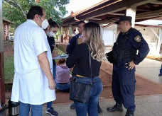 Vítima passou pelas primeiras avaliações médicas no HR (Hospital Regional) de Pedro Juan Caballero; Foto: Divulgação