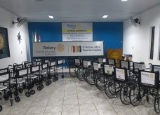 Empresas podem ser parceira do projeto de banco de cadeiras de roda e de banho do Rotary Guaicurus; Foto: Divulgação