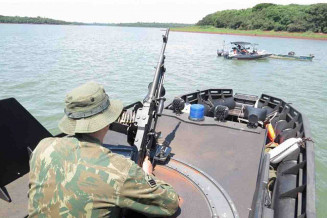 região do Lago do Itaipu é considerada a principal rota fluvial de contrabandistas e traficantes de drogas; Foto: Divulgação