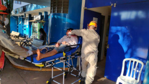 Jovem é socorrido em estado grave após ser esfaqueado no pescoço em Dourados