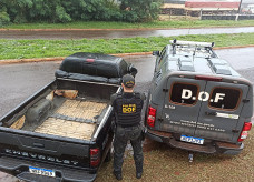 Drogas foram buscadas em Sanga Puitã, segundo o motorista do veículo; Foto: Divulgação/DOF