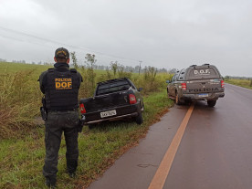 DOF apreende arma de fogo, pneus e carro por adulteração de sinal identificador