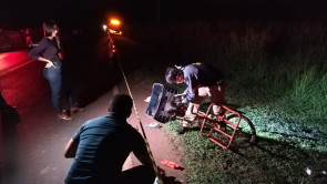 Ciclista morre após ser atropelado por veículo que foge sem prestar socorro na BR-163 em Dourados