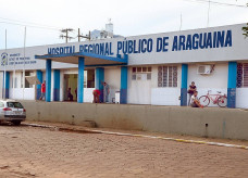 Paciente estava internado no Hospital Regional de Araguaína — Foto: Marcio Vieira/ATN