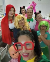 Funcionários da UPA recepcionam crianças com carinho e alegria