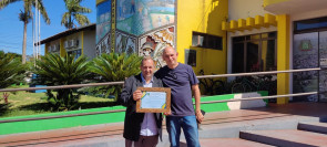 Repórter Bronka recebe título de Cidadão Itaporanense