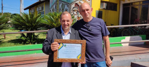 Repórter Bronka recebe título de Cidadão Itaporanense