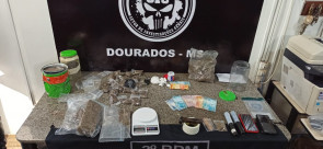 SIG deflagra operação contra tráfico de drogas e 4 são presos em Dourados