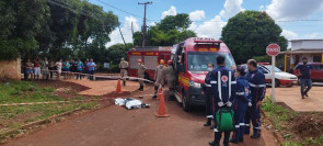 Ciclista morre atropelado por caminhão no Parque Nova Dourados