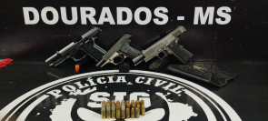 Empresário ‘do espetinho’ é preso pelo SIG com 3 pistolas em Dourados