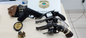 Homem é preso pelo SIG após atirar contra ex-namorada e seu atual em Dourados