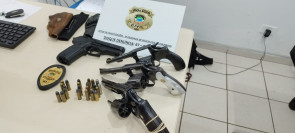 Homem é preso pelo SIG após atirar contra ex-namorada e seu atual em Dourados