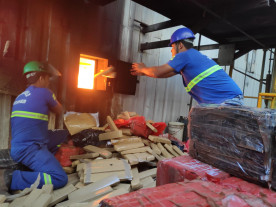 Apreensão recorde, 33 toneladas de maconha é incinerada em Dourados