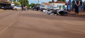Colisão entre moto e caminhonete mata jovem de 27 anos em Dourados