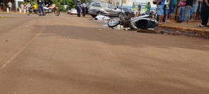 Colisão entre moto e caminhonete mata jovem de 27 anos em Dourados