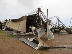 Vendaval provoca estragos em Bataguassu e deixa cidade sem energia; veja as fotos