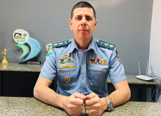 Comandante do 3º Batalhão de Policia Militar de Dourados, tenente-coronel, Emerson de Almeida Vicente