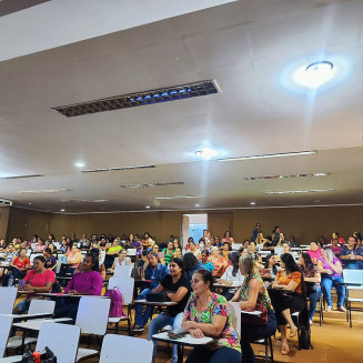 Evento contou com mais de 300 merendeiras e auxiliares da Reme; Foto: Assecom