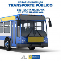 Agetran divulga novos horários de ônibus para os domingos em Dourados