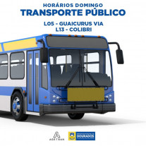 Agetran divulga novos horários de ônibus para os domingos em Dourados