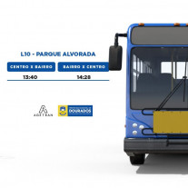 Agetran divulga novos horários de ônibus para os domingos em Dourados