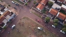 Acidente aconteceu na tarde deste domingo no Dioclécio Artuzi; Foto: Ligado Na Notícia