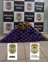 Operação da Polícia Civil de MS e MT prende 5 pessoas e apreende 550 quilos de maconha