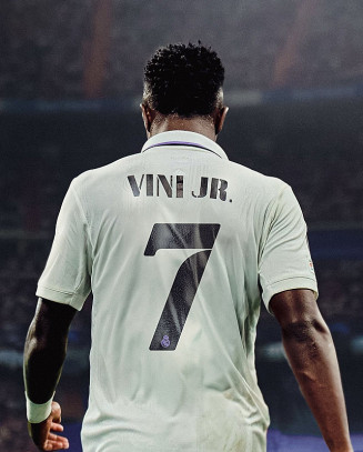 Foto: Vinicius Jr. em postagem