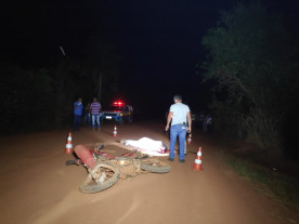 Motociclista morre ao colidir frontalmente em carro da patroa na MS-274