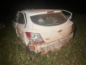 Douradense morre no HV após capotar veículo entre Deodápolis e Ivinhema