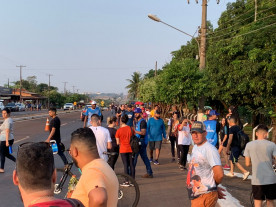 Romeiros lotam santuário da Vila São Pedro em homenagem à padroeira do Brasil