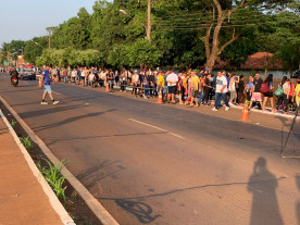 Romeiros lotam santuário da Vila São Pedro em homenagem à padroeira do Brasil