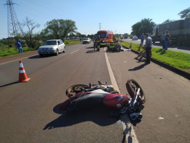 Motociclista que estava indo ajudar o genro morre após colisão com carro em Dourados