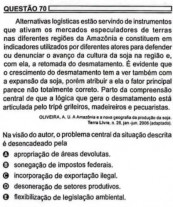 Bancada do agronegócio pede anulação de 3 questões do Enem