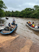 Grupo de pescadores promove limpeza do Rio Dourados