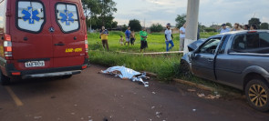 Idoso de moto morre após acidente com carro em Dourados